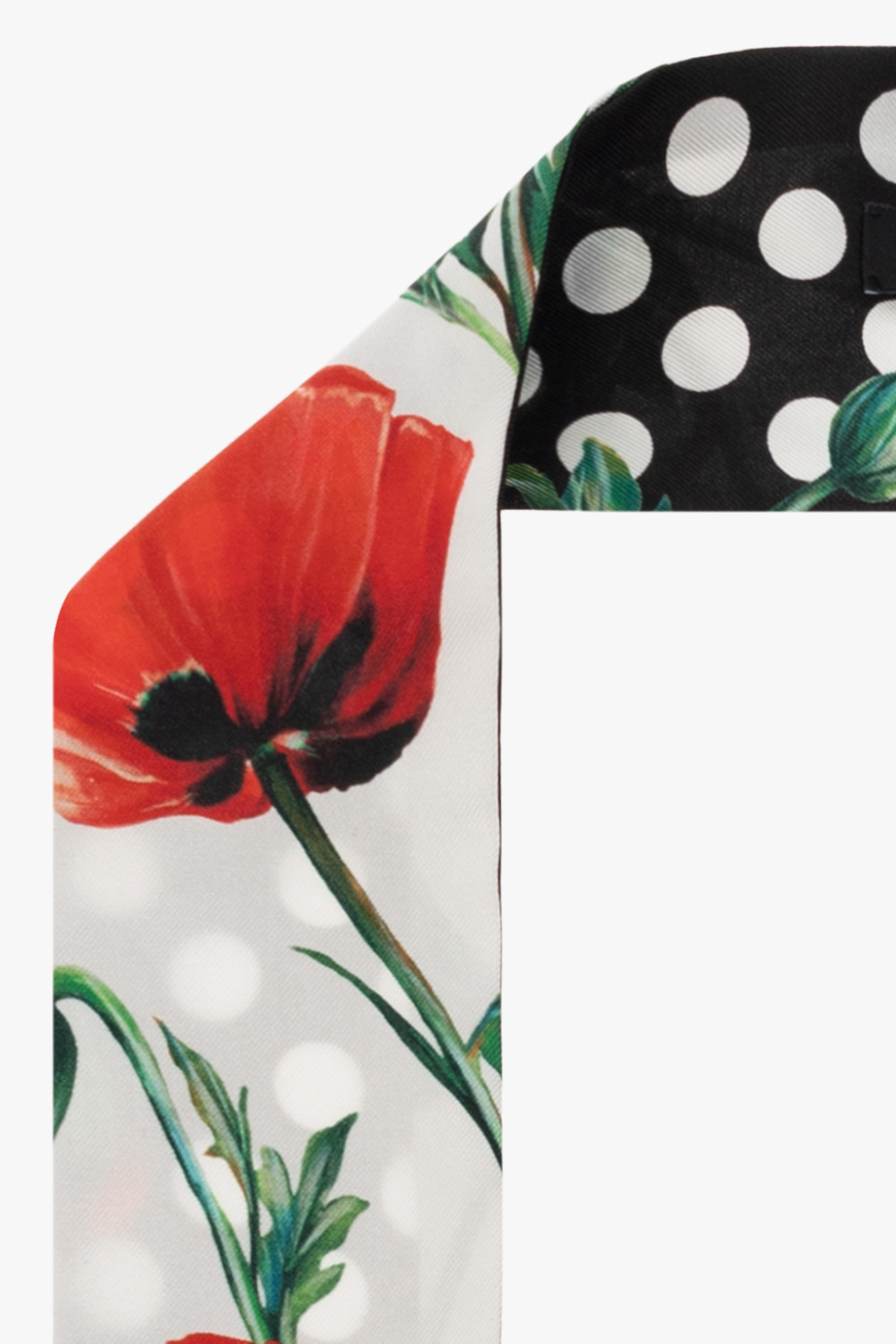 Dolce Gabbana♪SALE♪FS215A Majolica-print silk twill bandeau in Multicolor for Women